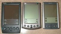 Palm IIIc , Palm V и CLIE