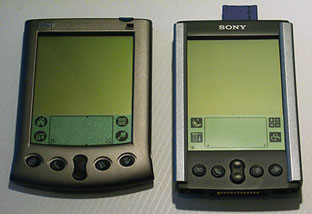 Palm Vx и Sony CLIE