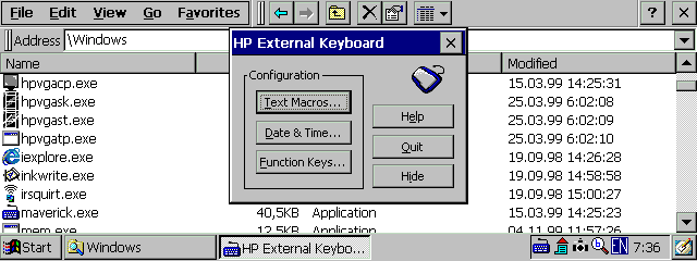 HP External Keyboard