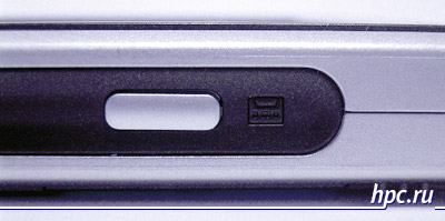 Fujitsu-Siemens Pocket Loox 720: боковая панель