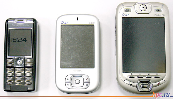 SonyEricsson T630, Qtek s100 и i-Mate PDA2k: почувствуйте разницу!