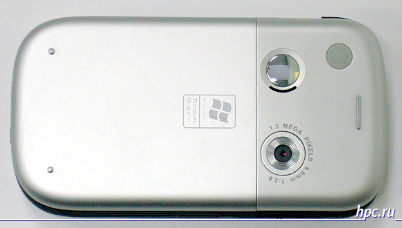 Qtek s100: задняя часть и камера
