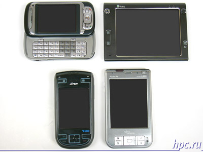 HTC X7500 (Athena), сравнение Loox 720, Eten G500
