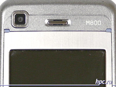 glofiish M800: динамик, фронтальная камера, индикаторы