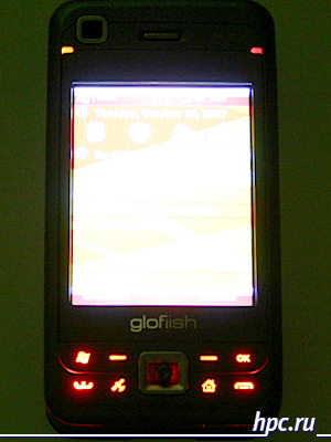 glofiish M800: подсветка клавиш