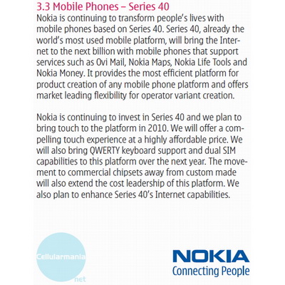 Nokia     S40 