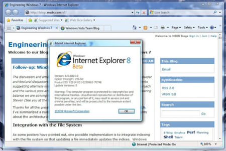 Internet Explorer 8