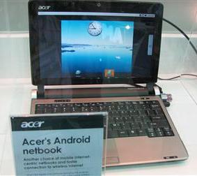 Acer и ASUS откладывают дату выхода Android-нетбуков
