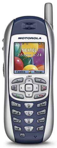 Nextel    Motorola i265   GPS