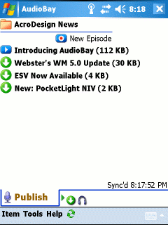 AudioBay       Pocket PC