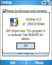     SIM-  Windows Mobile