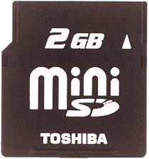  miniSD  Toshiba