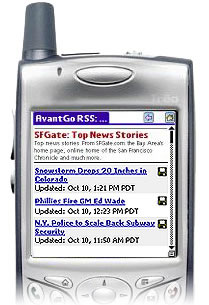  AvantGo   RSS