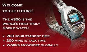 My MobileWatch M300: -  Bluetooth-