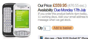  HTC TyTN -   