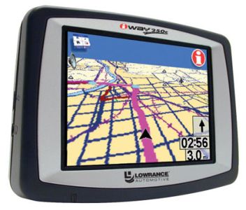 Lowrance iWay 250c -  GPS-  mp3-