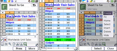 Documents to Go  Symbian-   UIQ 3.0