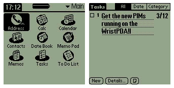 PIM  Palm OS 5     WristPDA