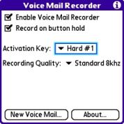 Voice Mail Recorder 1.0:    Palm