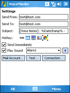 VoiceMinder:  ,   