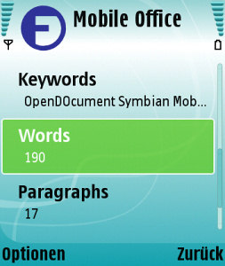Mobile Office 1.0 -   OpenDocument  