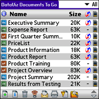 DataViz    Documents To Go  Palm OS