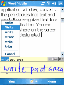 CalliGrapher 8.4 for Pocket PC:  