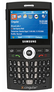 Samsung BlackJack: HSDPA-   Windows Mobile