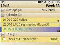 AquaCalendar:     S60 3rd Edition