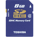 Toshiba  8  SDHC class 4