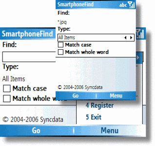 SmartphoneFind:    Windows Mobile