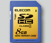  Elecom    SDHC 8 class-4