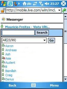 - Windows Live Messenger  