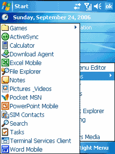 Right Menu:        