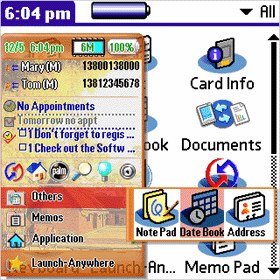 Launch-Anywhere: Windows-    Palm OS