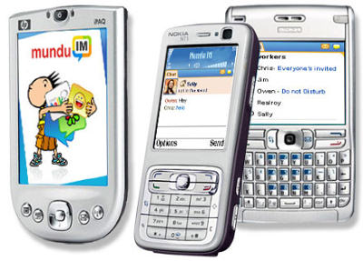 mundu IM:    Palm  Windows Mobile 