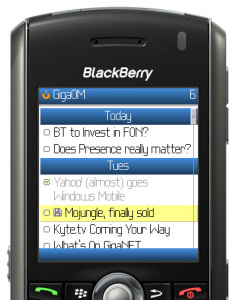 NewsGator Go!    BlackBerry  Java-
