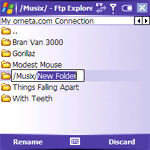 Ftp Explorer Mobile 2007 -  FTP-  Orneta