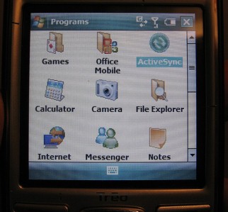 : Palm Treo 750  Windows Mobile 6