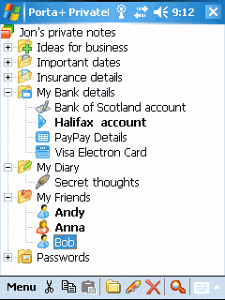 PortaPlus Private Notes -   