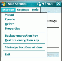 SecuBox -    Pocket PC