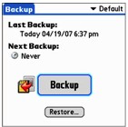 Resco Backup  Palm OS,  2