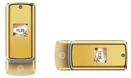 MOTOKRZR K1 Limited Edition Champagne Gold     Motorola