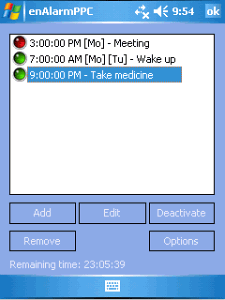 enAlarmPPC:    Pocket PC