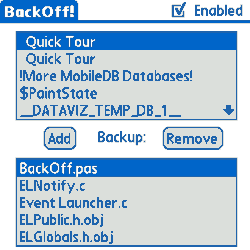 BackOff! -      Palm-