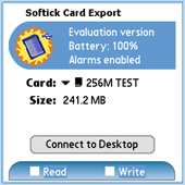Softick Card Export II: Palm-  USB-