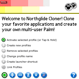 Northglide Cloner: клонирование программ на Palm-устройствах