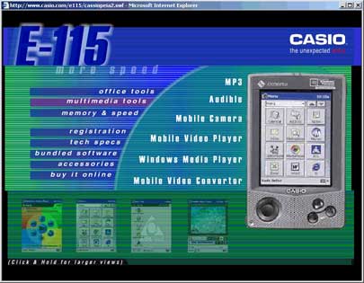 Casio E-115 Pocket PC!