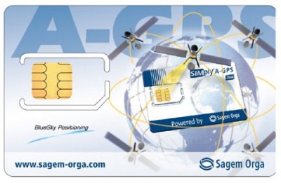 SIM-  A-GPS  Sagem Orga