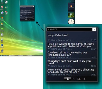 Nokia Text Messenger  Windows Vista